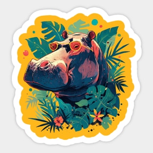 hippopotamus Sticker